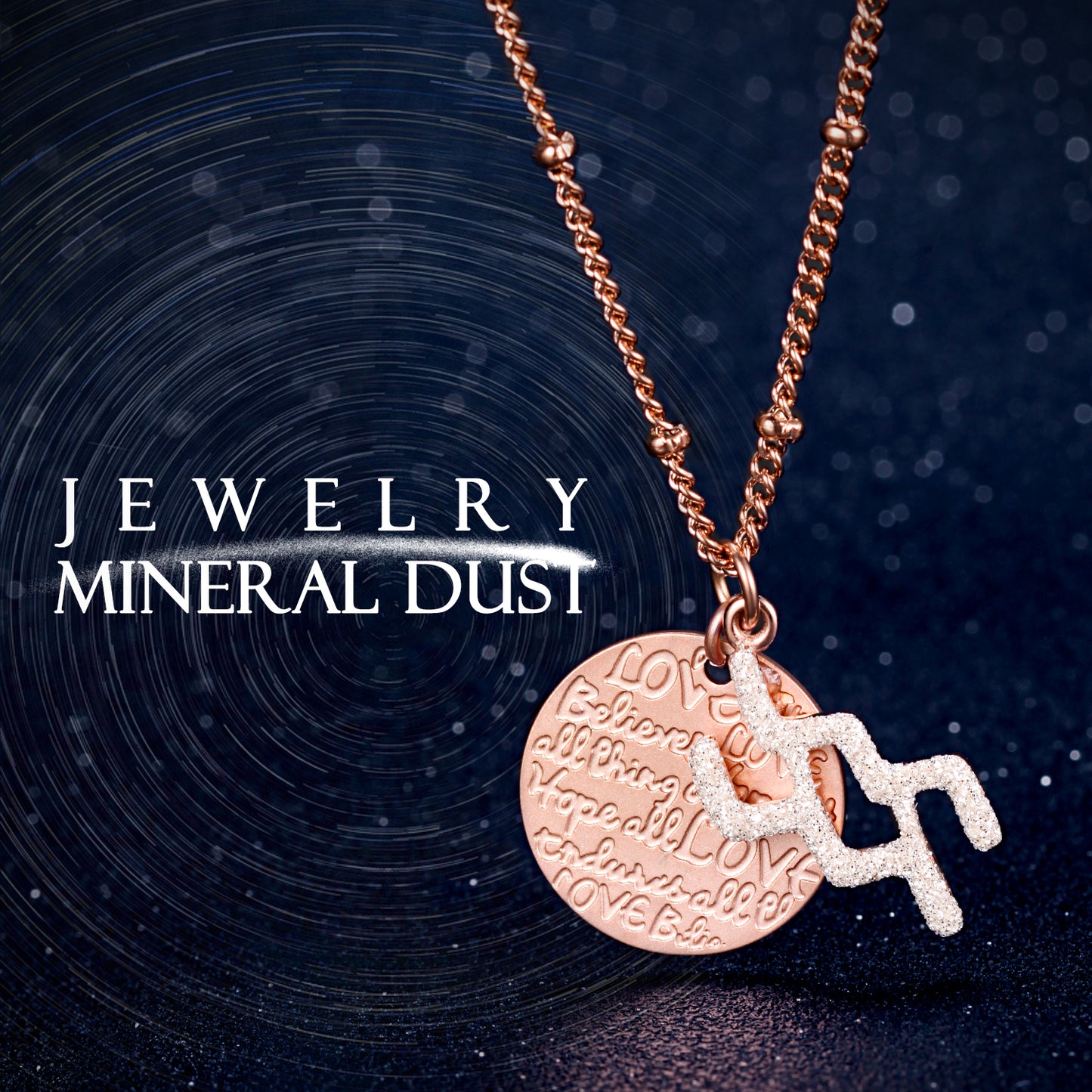 Women Constellations Pendant Necklace, Aquarius