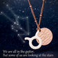 Women Constellations Pendant Necklace, Taurus