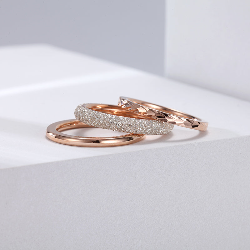 Stainless Steel O Ring | Rose Gold Plated Rings | Kingka Jewelry – KINGKA  Jewelry