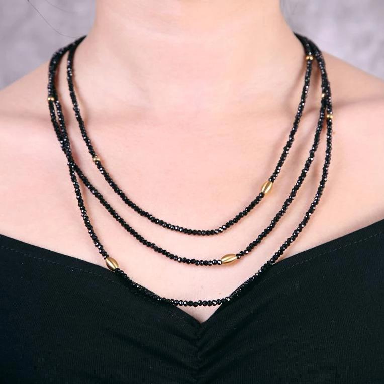 Women Wrap Necklace Crystal - KINGKA Jewelry