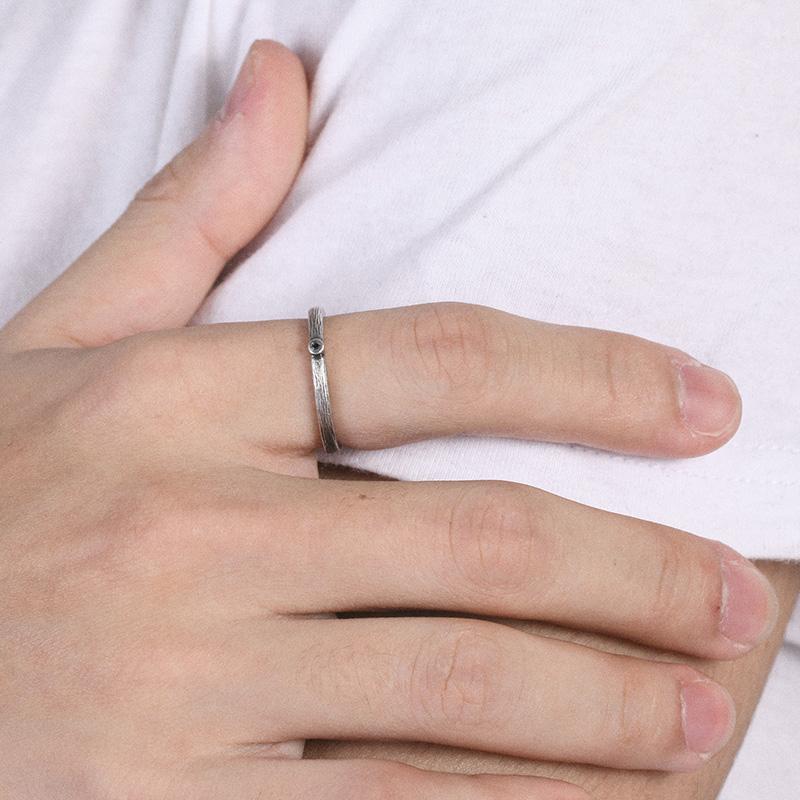 925 Silver Ring with Diamond - KINGKA Jewelry