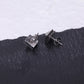 Men's Ear Studs Pyramid Square - KINGKA Jewelry