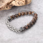 Men's Beaded King Chain Bracelet - KINGKA Jewelry