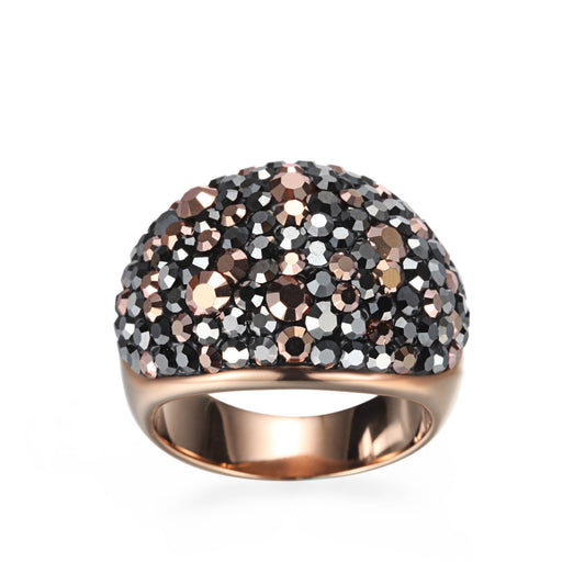 Women Ring Crystal Dome - KINGKA Jewelry