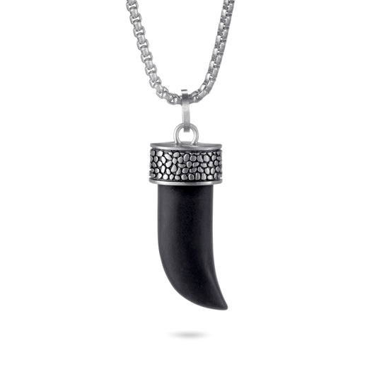 Men's Wolf's Fang Necklace with Reptile - KINGKA Jewelry
