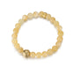 KINGKA Beige Jade Bead Bracelet, Gold, The Earth - KINGKA Jewelry